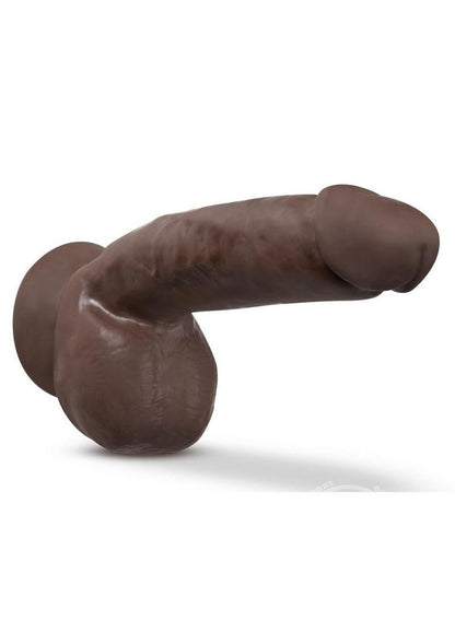 Dr. Skin Plus Thick Posable Dildo with Squeezable Balls 8in - SP BOUTIQUE