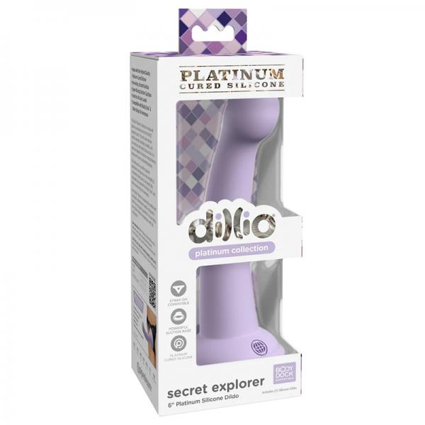 Dillio Platinum Secret Explorer Silicone Dildo - SP BOUTIQUE