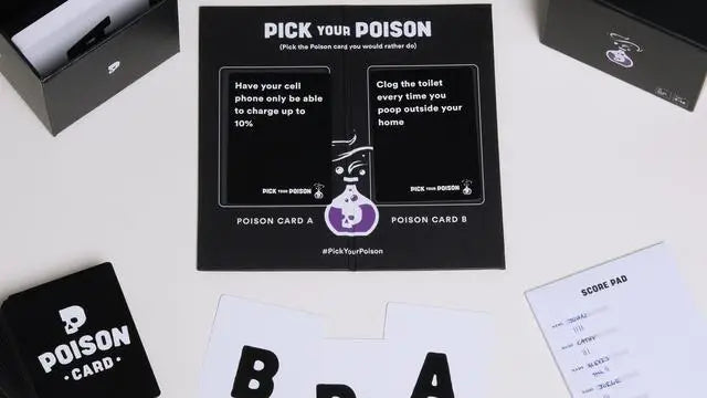 Pick Your Poison Party Card Game: Family Edition - SP BOUTIQUE