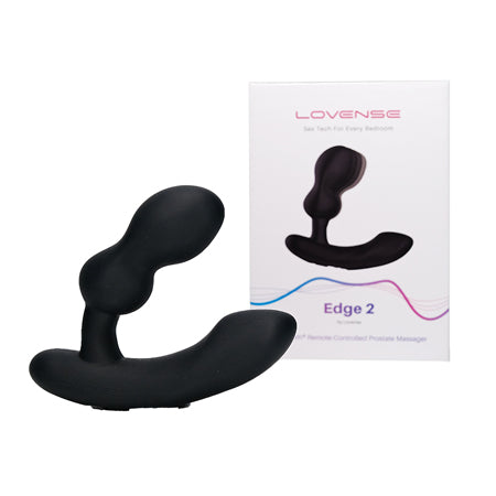 Lovense Edge 2 Bluetooth Remote-Controlled Adjustable Prostate Massager - SP BOUTIQUE