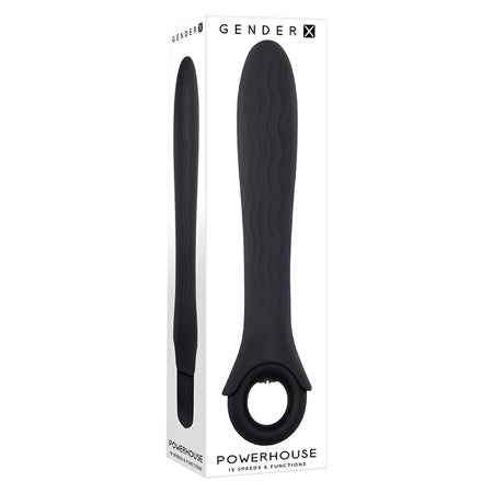Gender X Powerhouse Ring-Handle Vibrator Black SP BOUTIQUE