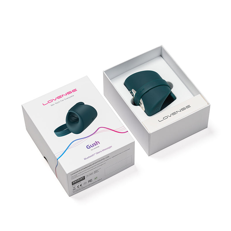 Lovense Gush App-Compatible Handsfree Masturbator Teal SP BOUTIQUE