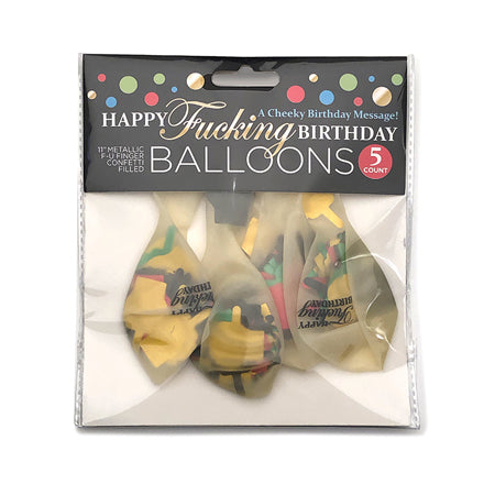 Happy Fucking Birthday Confetti Balloons - SP BOUTIQUE
