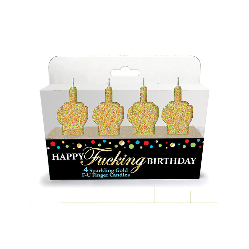 Happy Fucking Birthday FU Candle Set - SP BOUTIQUE