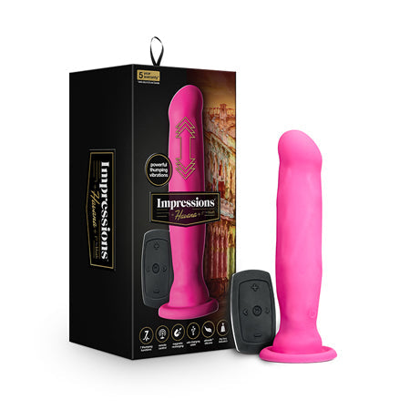 Impressions Havana Thumping Dildo Pink - SP BOUTIQUE