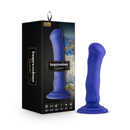 Impressions Santorini G-Spot Vibrator Blue - SP BOUTIQUE