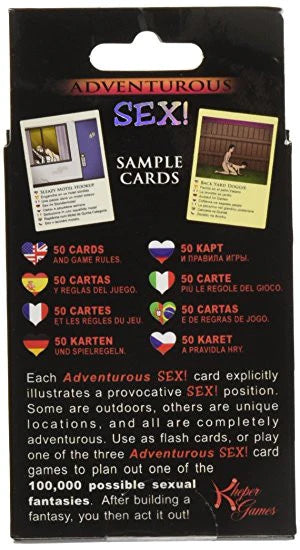 Adventurous Sex Game with 50 Provocative Position Cards for Unforgettable Fantasies - SP BOUTIQUE