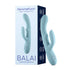 FemmeFunn Balai Rechargeable Silicone Swaying Motion Dual Stimulation Vibrator Light Blue - SP BOUTIQUE