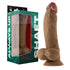 Shaft Model N Liquid Silicone Dong With Balls 9.5 In. Oak - SP BOUTIQUE
