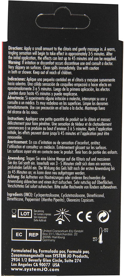 Jo Clitoral Warming Stimulation Gel Spicy - SP BOUTIQUE