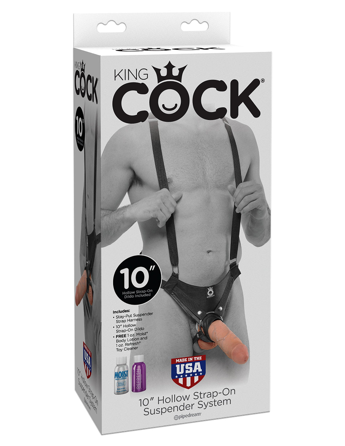 King Cock Hollow Strap-on Suspender System - SP BOUTIQUE