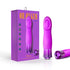 Oh My Gem Charm Rechargeable Warming Silicone Cupped Vibrator Amethyst - SP BOUTIQUE