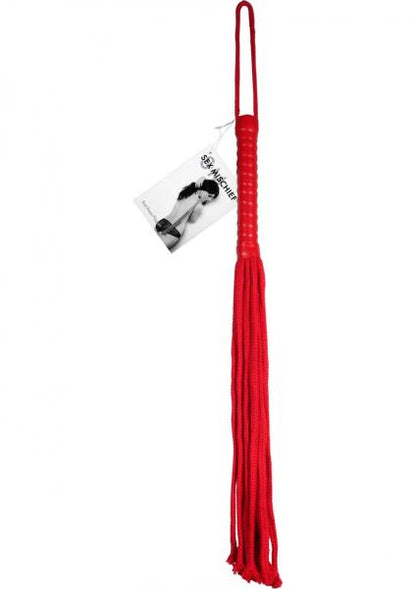 S &amp; M Red Rope Flogger - SP BOUTIQUE