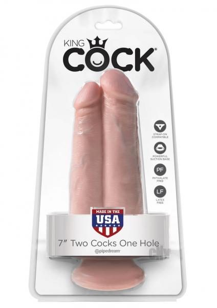 King Cock Two Cocks One Hole Dildo - SP BOUTIQUE