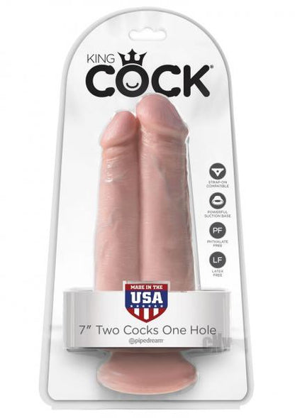 King Cock Two Cocks One Hole Dildo - SP BOUTIQUE