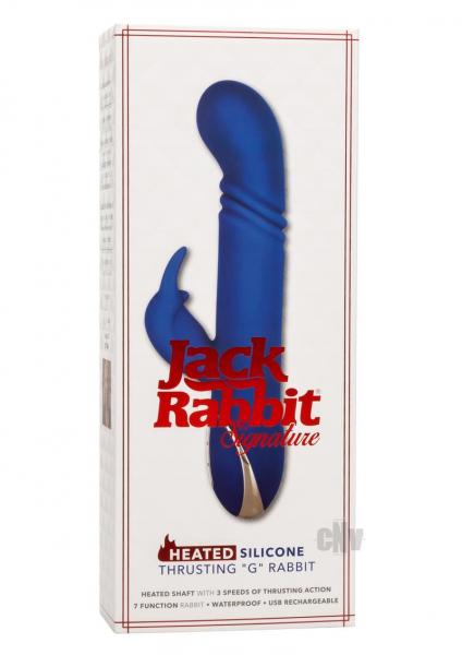 Jack Rabbit® Signature Heated Silicone Thrusting &quot;G&quot; Rabbit CALEXOTIC