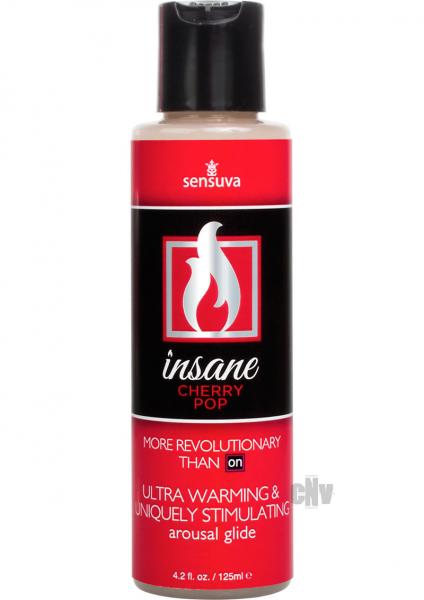 Sensuva Erosense Insane Arousal Lubricant 4.2oz - Cherry - SP BOUTIQUE