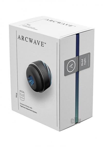 Arcwave Voy Silicone Dual End Adjustable Compact Stroker - Black/Grey - SP BOUTIQUE