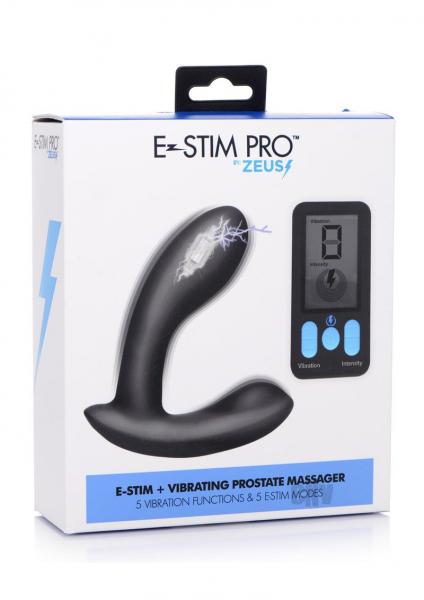 Zeus Vibe E-Stim Prostate Massager - Wireless Remote, Dual Motors, 10 Vibration &amp; Shock Functions - SP BOUTIQUE