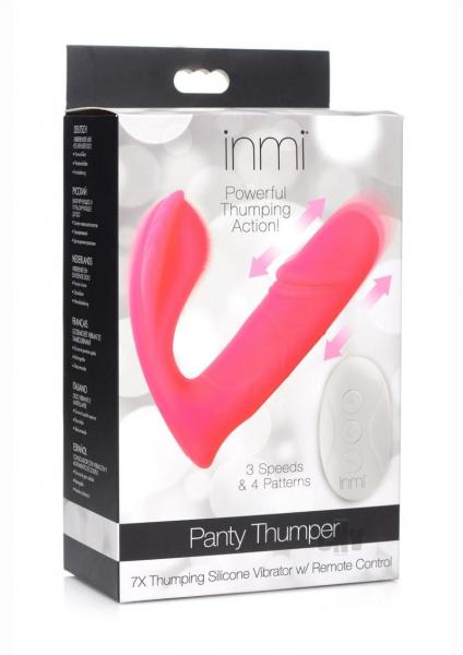 Panty Thumper 7x Thumping Silicone Vibrator With Remote Control - SP BOUTIQUE
