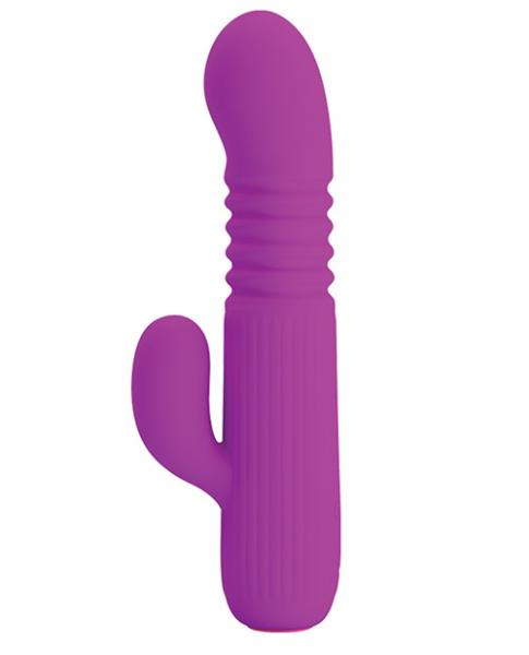 Pretty Love Leopold Mini Thruster Purple Vibrator - SP BOUTIQUE