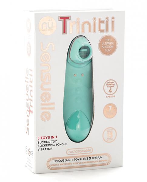 Sensuelle Trinitii 3-in-1 Suction Tongue Vibe - SP BOUTIQUE
