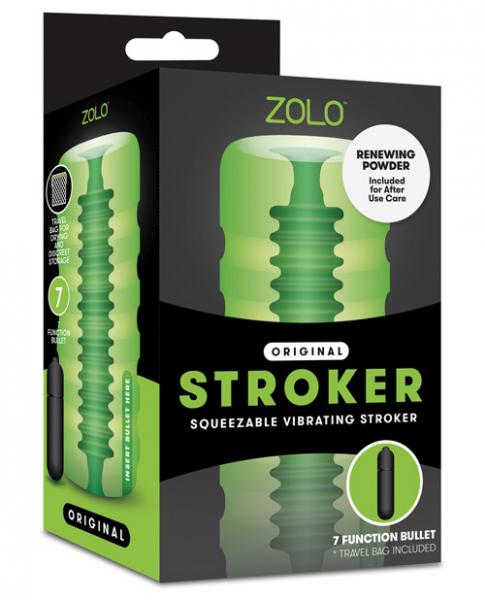 Zolo Original Squeezable Vibrating Stroker - 7 Functions, Ultra-Realistic Texture, Body-Safe Materials - SP BOUTIQUE