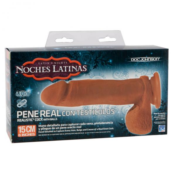 Noches Latinas UR3 Realistic Cock Tan Dildo- 6 inches - SP BOUTIQUE