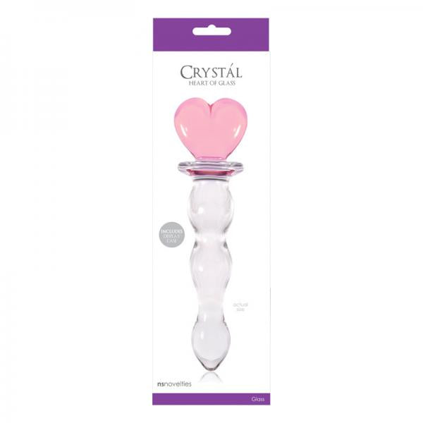 Crystal Heart Of Glass Wand and Vase - SP BOUTIQUE