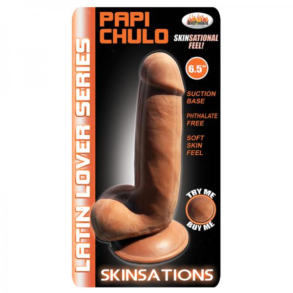 Latin Lover Papi Chulo Dildo-6.5 inches Tan - SP BOUTIQUE