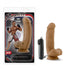 MMA Fighter Vibrating 7 inches Realistic Cock Mocha - SP BOUTIQUE