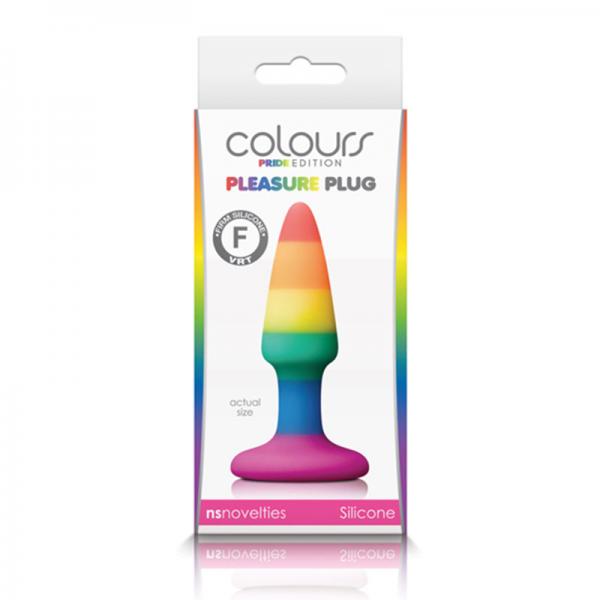 Colours Pride Edition Pleasure Plug Rainbow - SP BOUTIQUE
