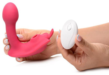 Butterfly Tease 10x Clitoral Suction Silicone Stimulator - SP BOUTIQUE