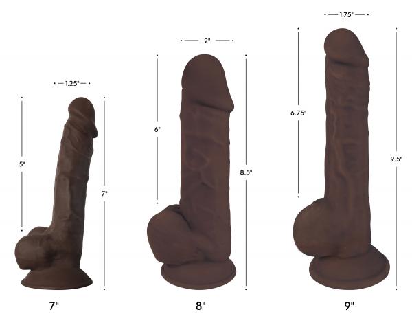 Silexpan Hypoallergenic Silicone Dildo With Balls - 7 Inch - SP BOUTIQUE