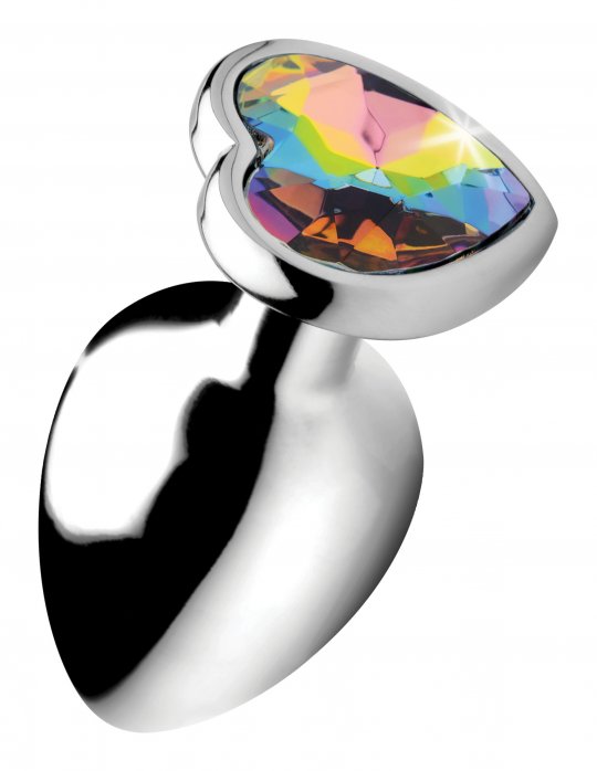 Rainbow Prism Heart Anal Plu - SP BOUTIQUE