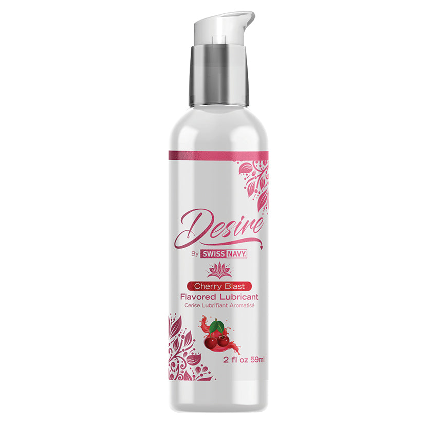 Desire By Swiss Navy Cherry Blast Flavored Lubricant 2oz - SP BOUTIQUE