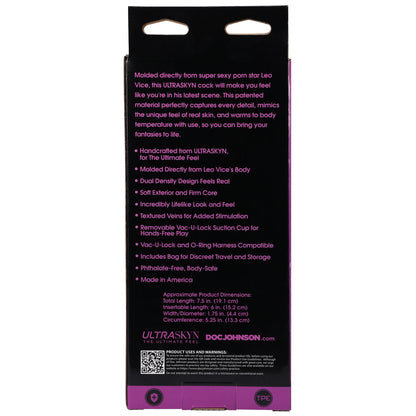 Signature Cocks - Leo Vice - With Removable Vac-U-Lock Suction Cup - SP BOUTIQUE