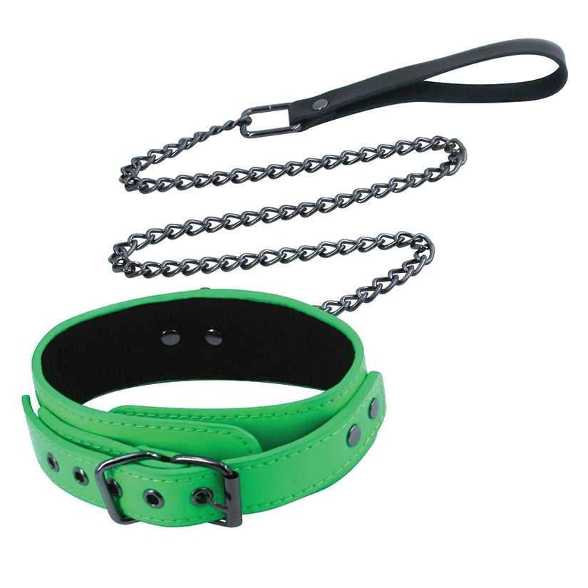 Electra Collar And Leash-Green - SP BOUTIQUE