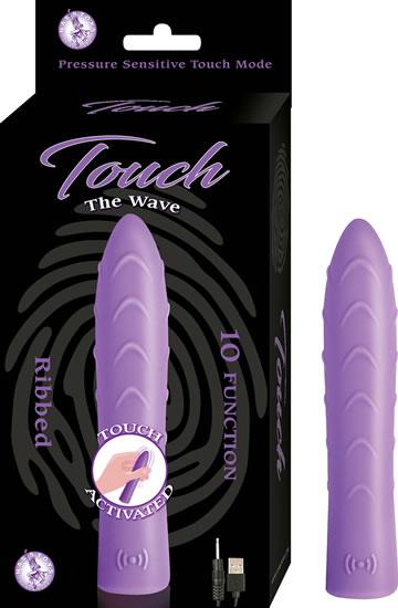 Touch The Wave Ribbed Vibrator SEXTOYCLUB