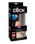 King Cock Triple Density 6.5 inches Dildo with Balls Beige - SP BOUTIQUE