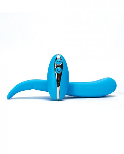 The Luvslide Couples Vibrator W/remote - Blue - SP BOUTIQUE