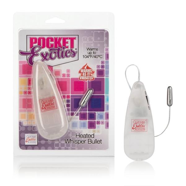 Pocket Exotic Heated Whisper Bullet Vibrator - SP BOUTIQUE