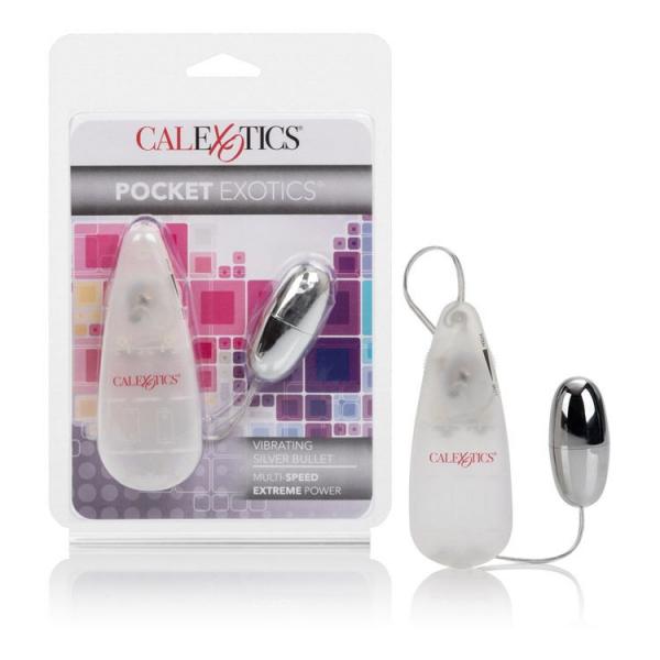 Pocket Exotics Silver Bullet Vibrator - SP BOUTIQUE