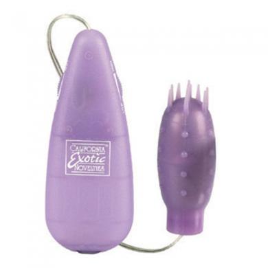 Silicone Slims Nubby Bullet Vibrator Purple - SP BOUTIQUE