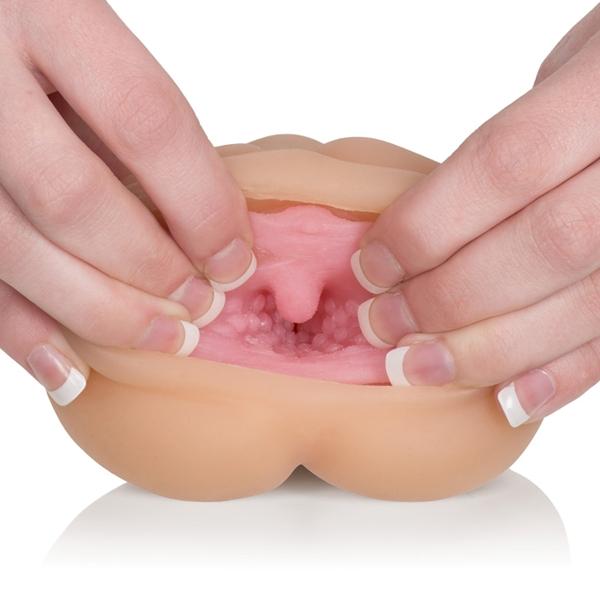 Cock Tease Vibrating Masturbator Ivory - SP BOUTIQUE