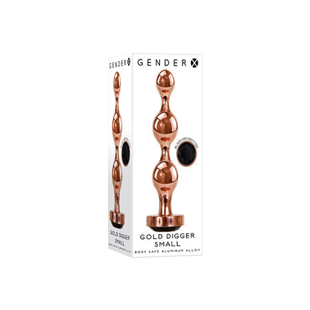 Gender X Gold Digger Small Plug Rose Gold/Black - SP BOUTIQUE