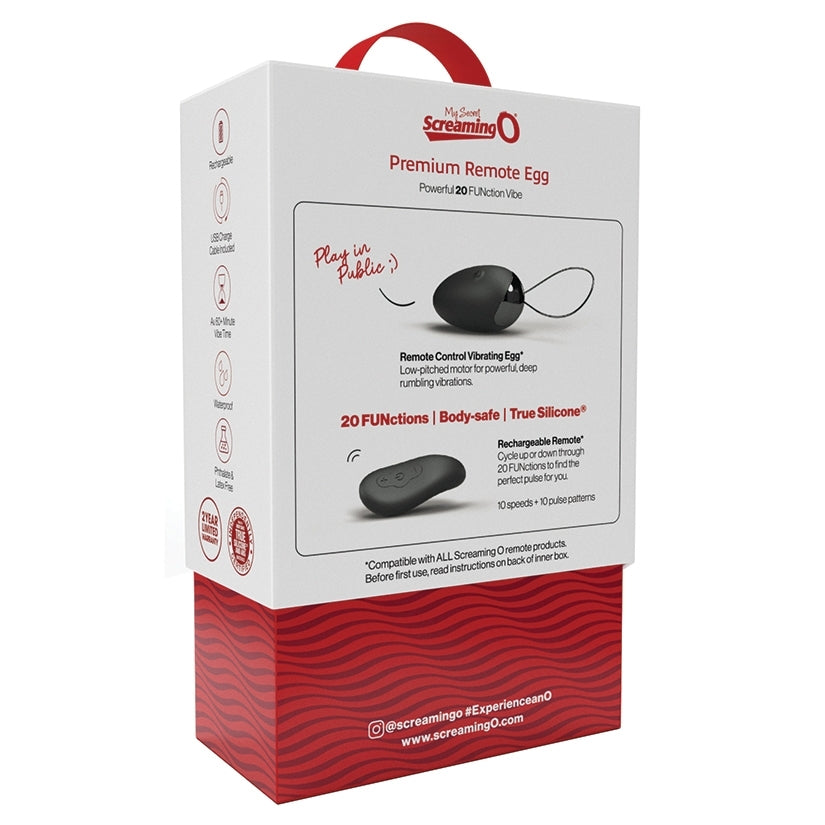 Premium Remote Egg Black - SP BOUTIQUE