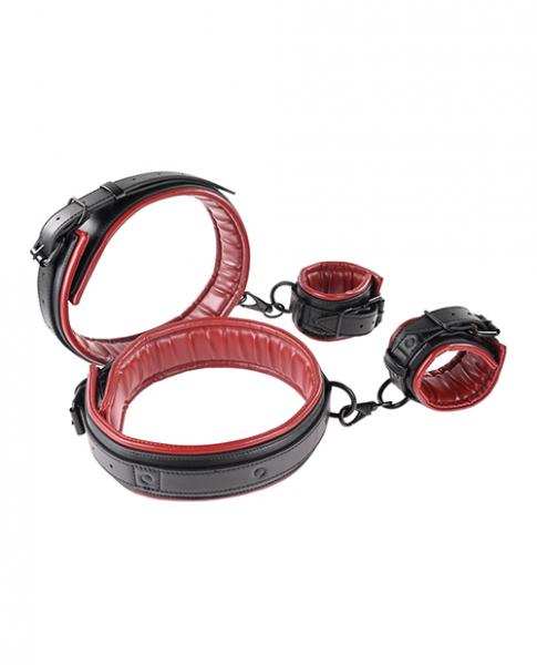 Sportsheets Saffron Adjustable Thigh &amp; Wrist Cuff Set - SP BOUTIQUE