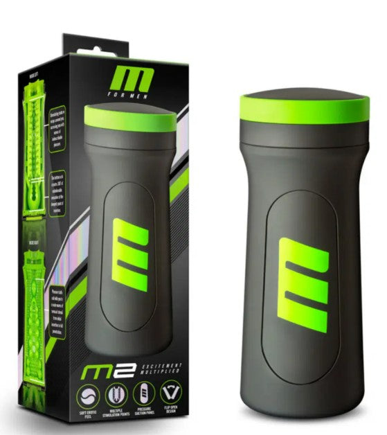 M for Men M2 Superior Stroker Black - SP BOUTIQUE
