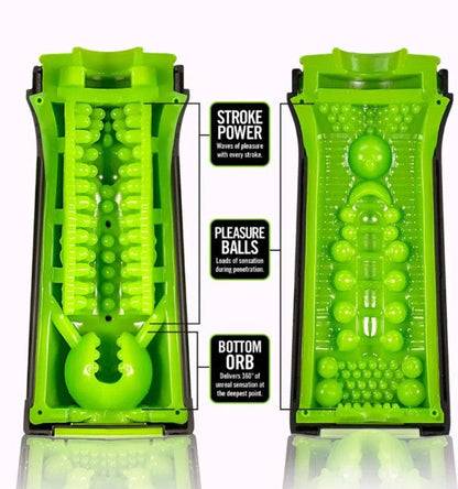 M for Men M2 Superior Stroker Black - SP BOUTIQUE